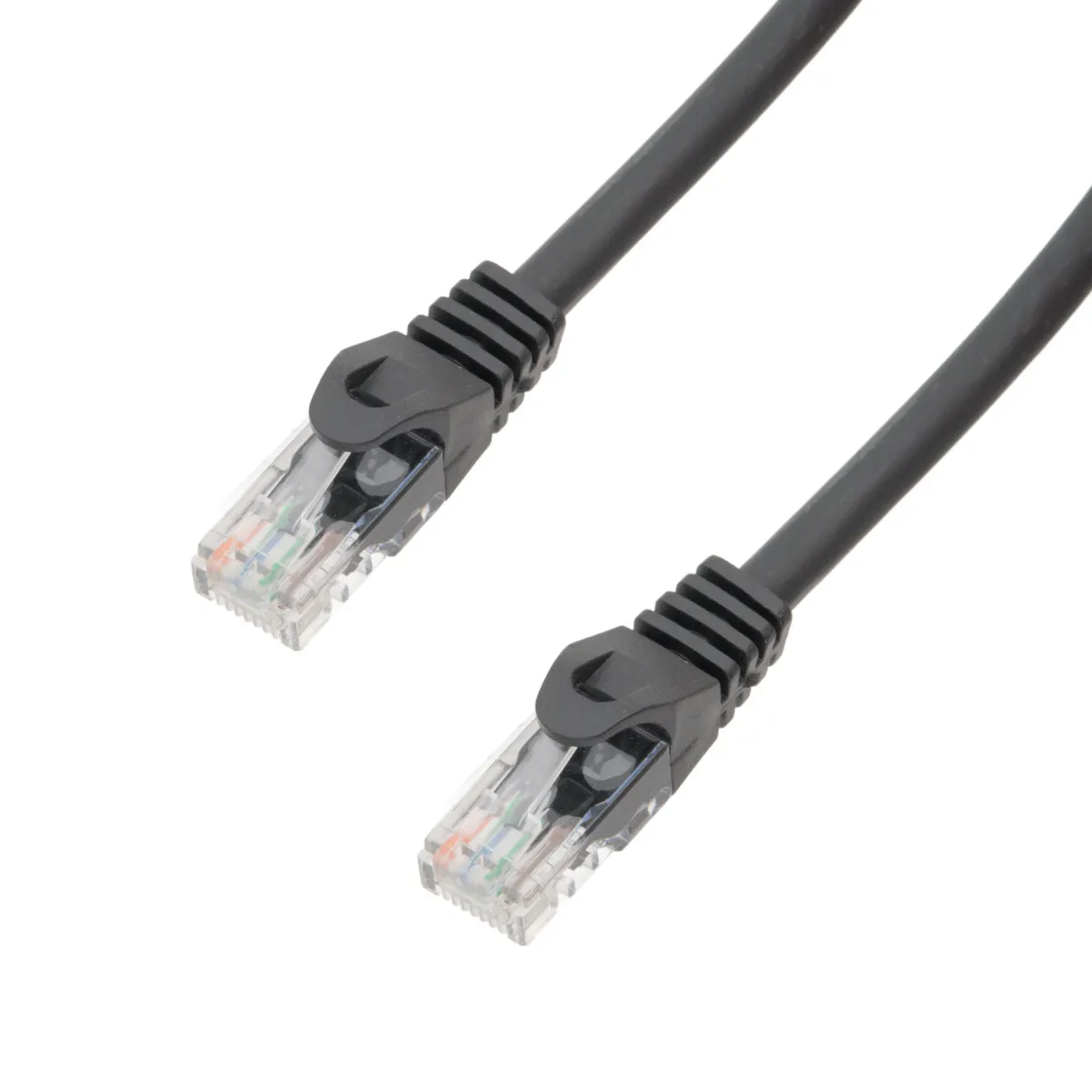 Cat.6 UTP LSZH, 26 AWG, 0.5m, Negro