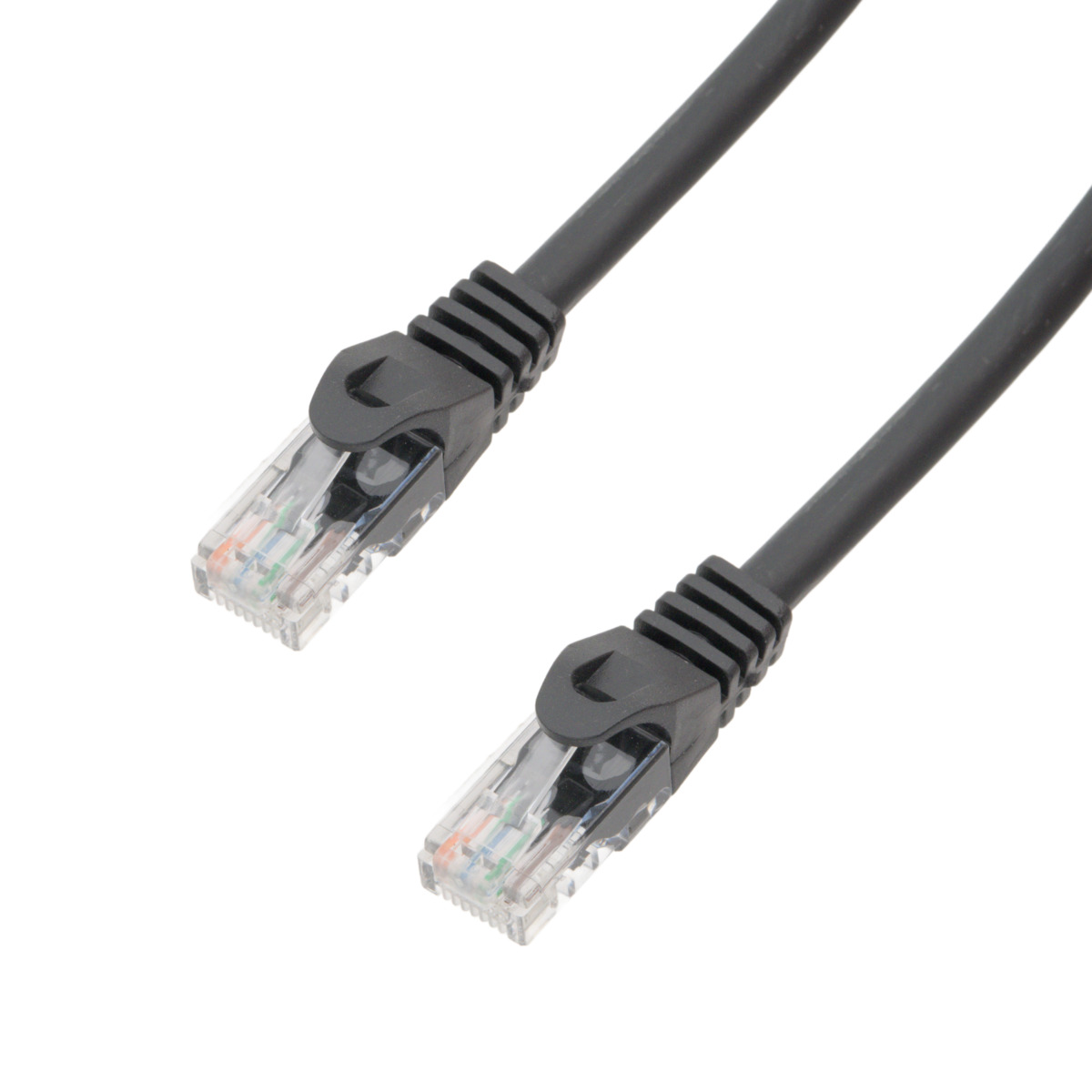 Cat.6 UTP LSZH, 26 AWG, 2m, Negre