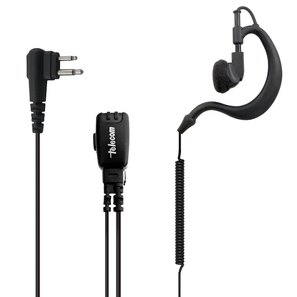 Ergonomic rotating miniature with lapel microphone, for MOTOROLA and TEAM