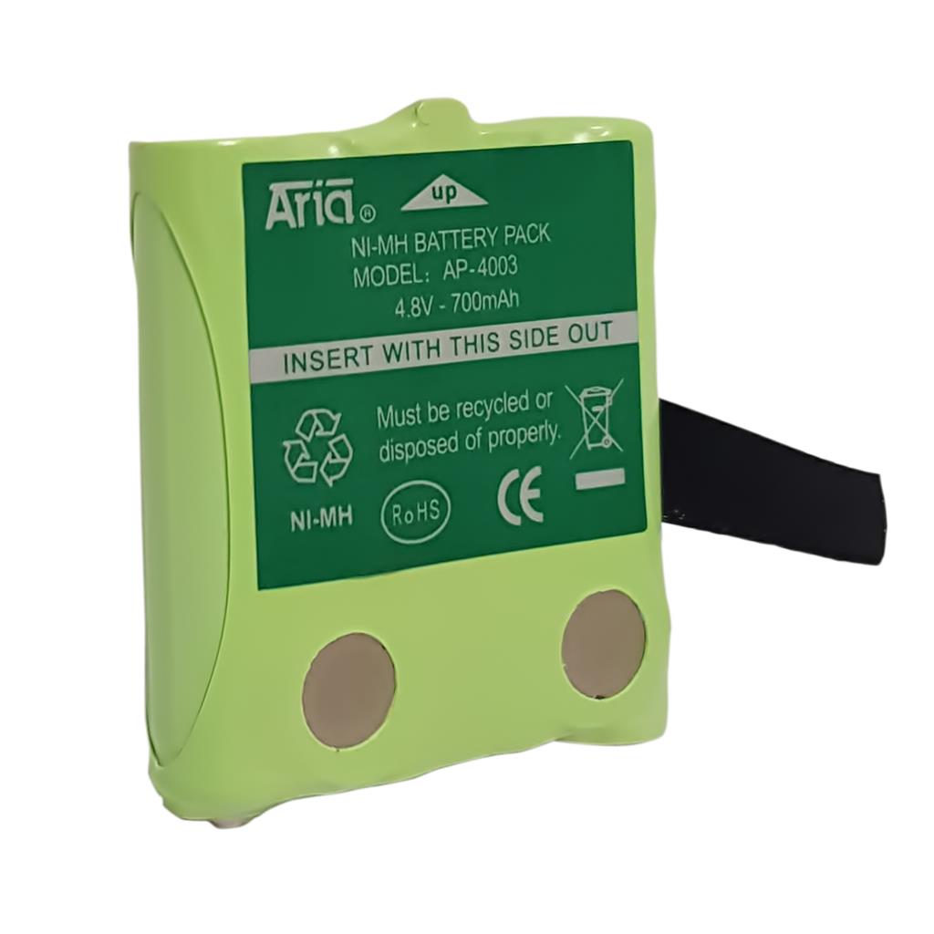 Bateria per a MOTOROLA PMR T60/T80/T6, 4,8 V, 700 mAh, Ni-Mh