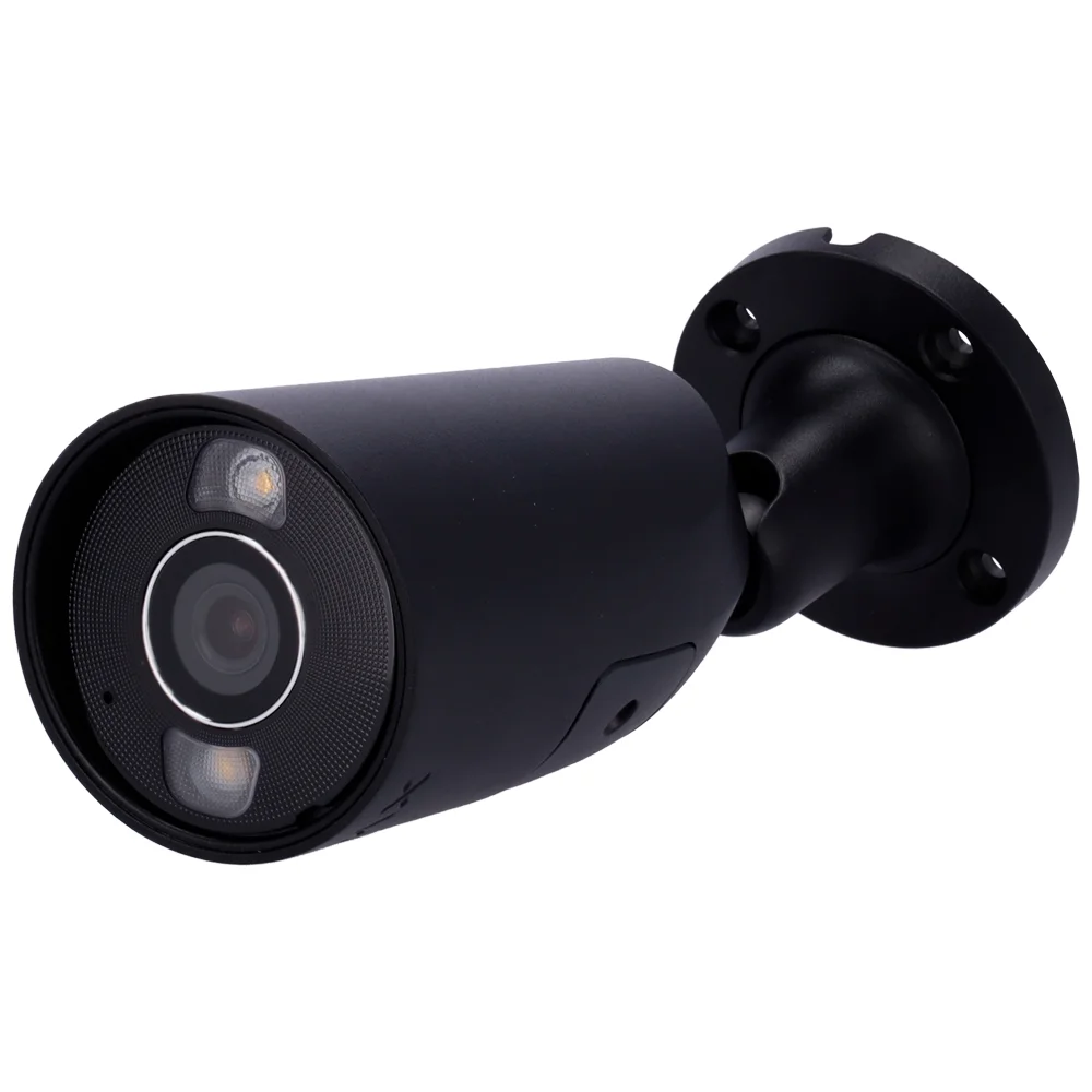 Cámara IP Bullet 8 Megapixel Ajax - 1/2.7" Progressive Scan CMOS - Lente 2.8 mm | Ranura MicroSD hasta 256GB - IR 50m | Luz Blanca 50 m | PoE 802.3at/af - Con Inteligencia Artificial - Color negro