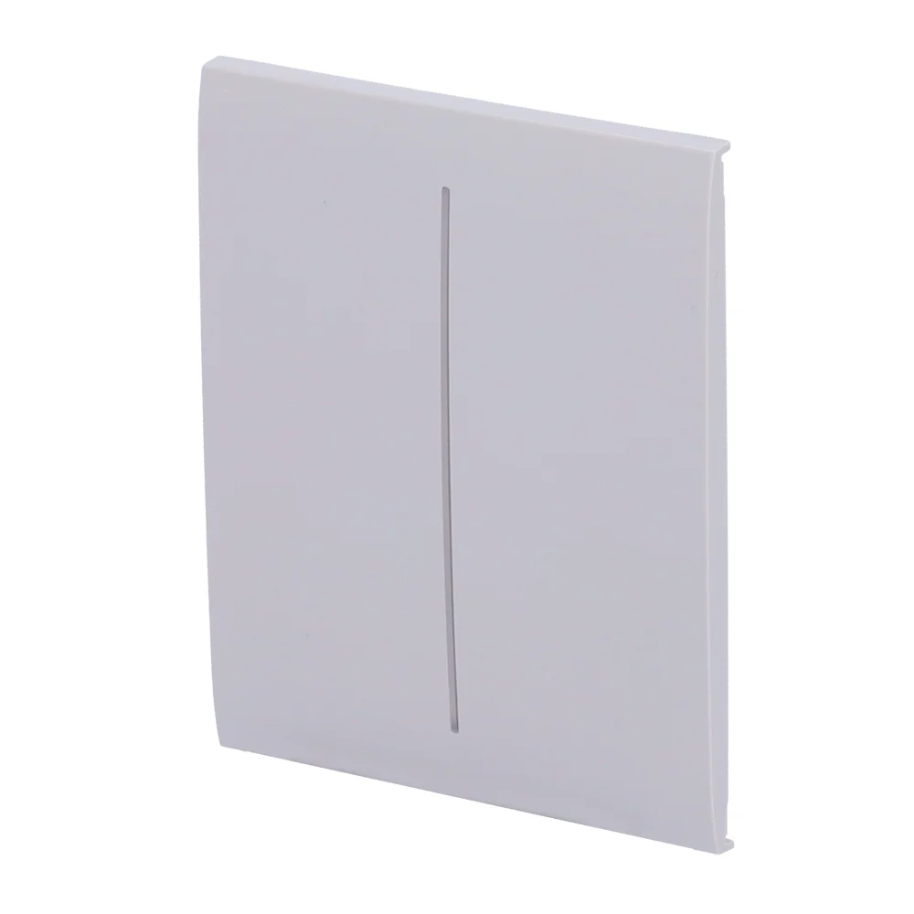Ajax LightSwitch CenterButton 2-gang. Plusador Central Doble. Color Niebla