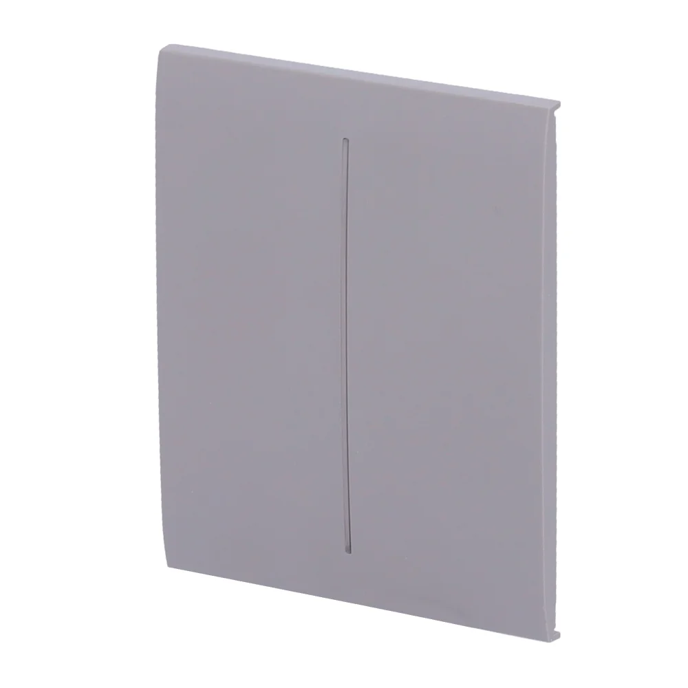 Ajax LightSwitch CenterButton 2-gang. Plusador Central Doble. Color Gris