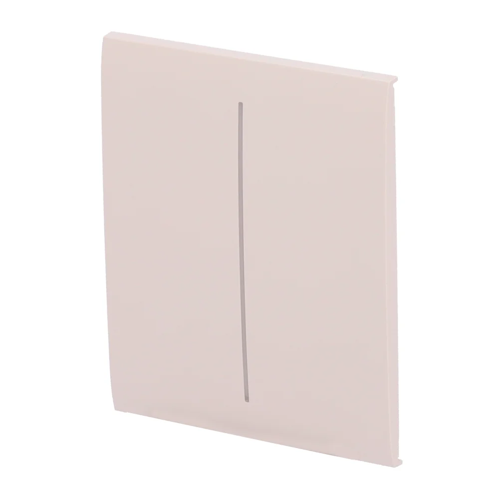 Ajax LightSwitch CenterButton 2-gang. Plusador Central Doble. Color Marfil