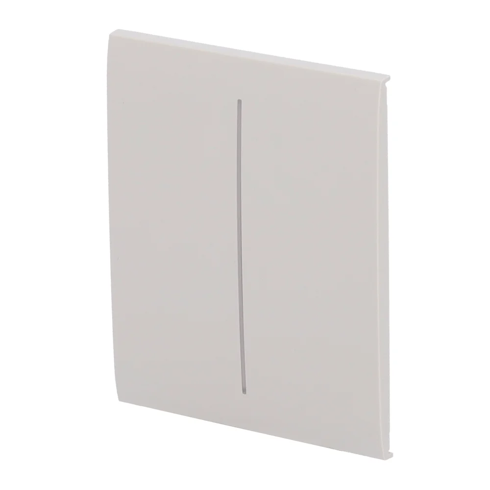 Ajax LightSwitch CenterButton 2-gang. Plusador Central Doble. Color Ostra