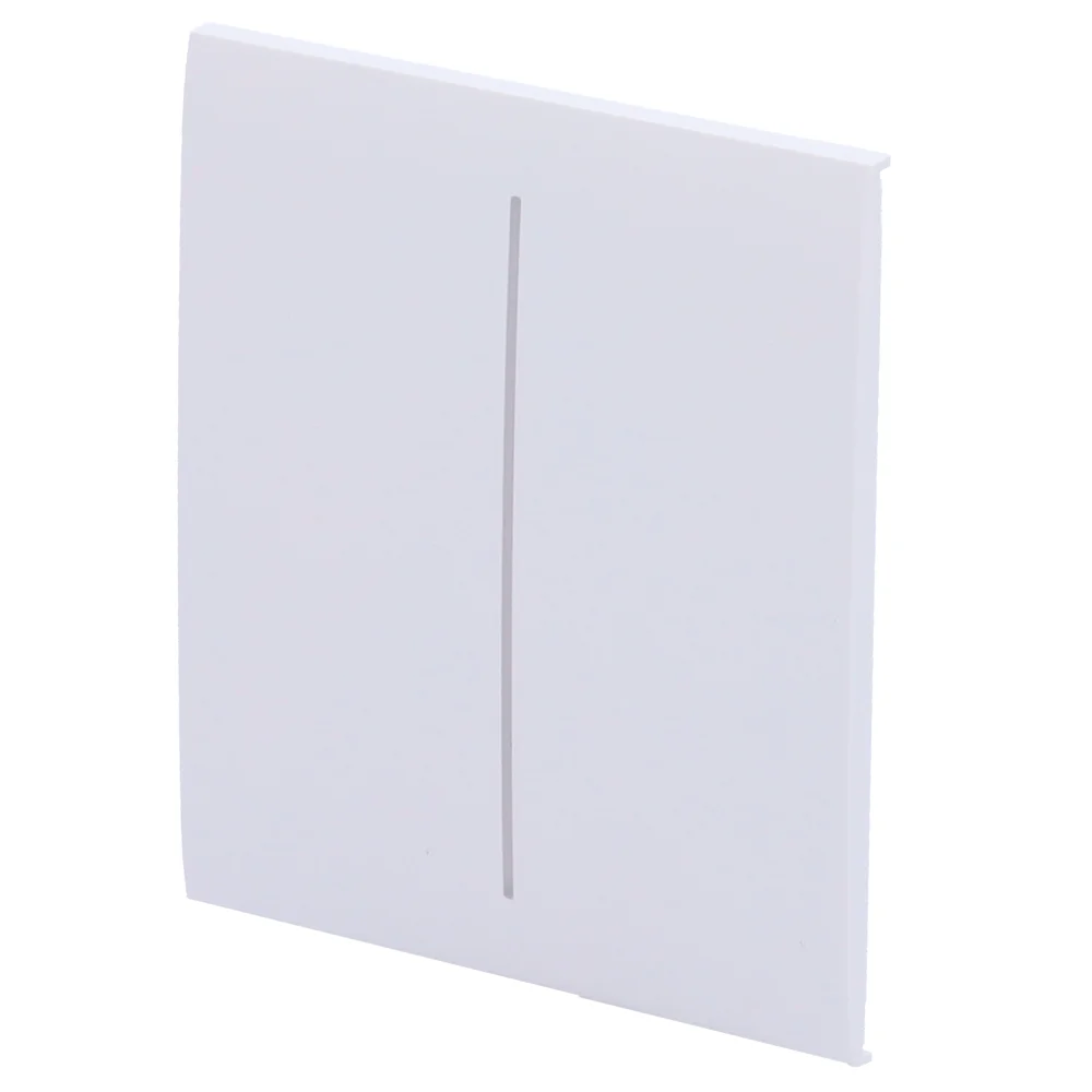 Ajax LightSwitch CenterButton 2-gang. Plusador Central Doble. Color Blanco
