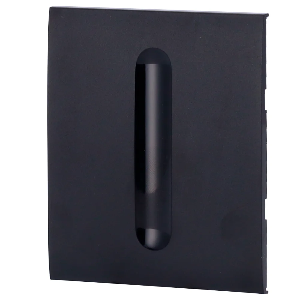 Ajax - LightSwitch CenterButton (Dimmer) Color negro. Panel táctil para interruptor de luz regulable - Compatible con AJ-LIGHTCORE-DIMMER - Retroiluminación LED