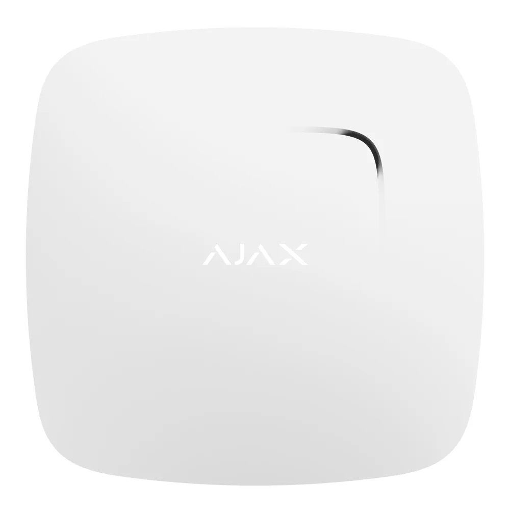 Ajax FireProtect Plus. Detector de temperatura, humo y CO inalámbrico. Color blanco