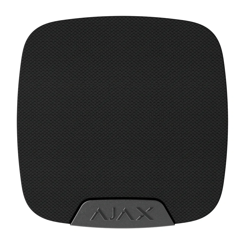 Sirena para interior - Ajax Superior - Alimentación 2 pilas CR123A 3.0 V Panasonic - Soporte con tornillo de fijación - Inalámbrico 868 MHz Jeweller - Presión sonora máxima 105 dB / Sonido regulable - Certificado grado 2