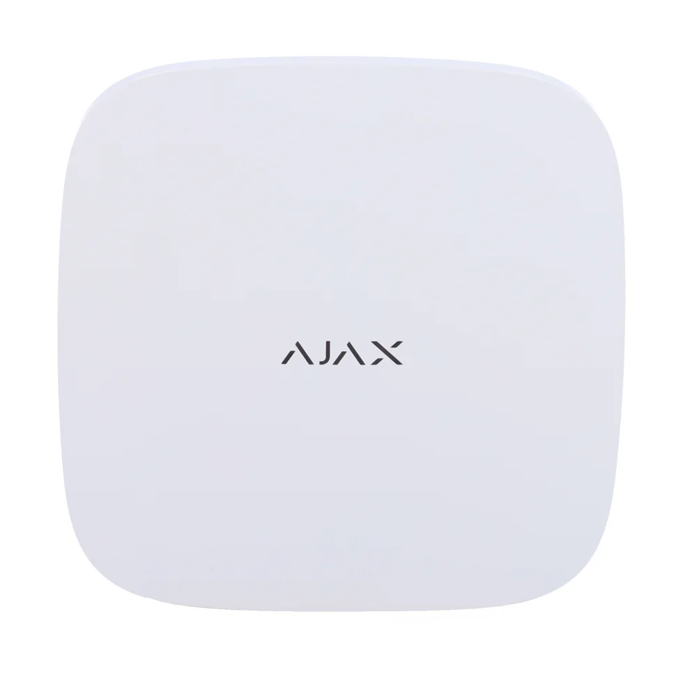 Ajax Hub 2 4G + 6V PSU. Central Inalambrica 4G (2 tarjetas SIM). Color Blanco