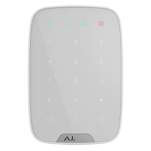 Ajax KeyPad. Teclado táctil inalámbrico. Color blanco