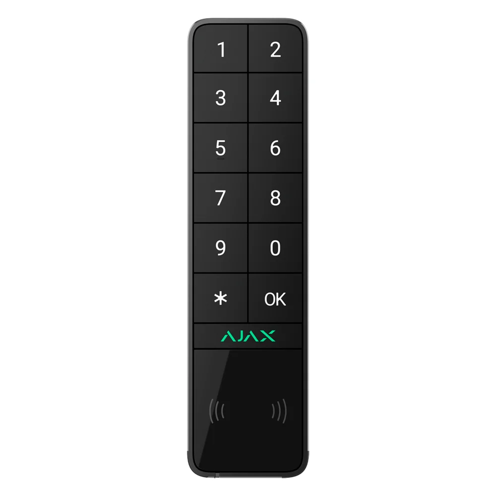 Teclado para exterior IP66/IK08 con lector RFID - Armado/desarmado total o por grupos - Autenticación: códigos, lector RFID o Bluetooth - Indicación sonora y LED