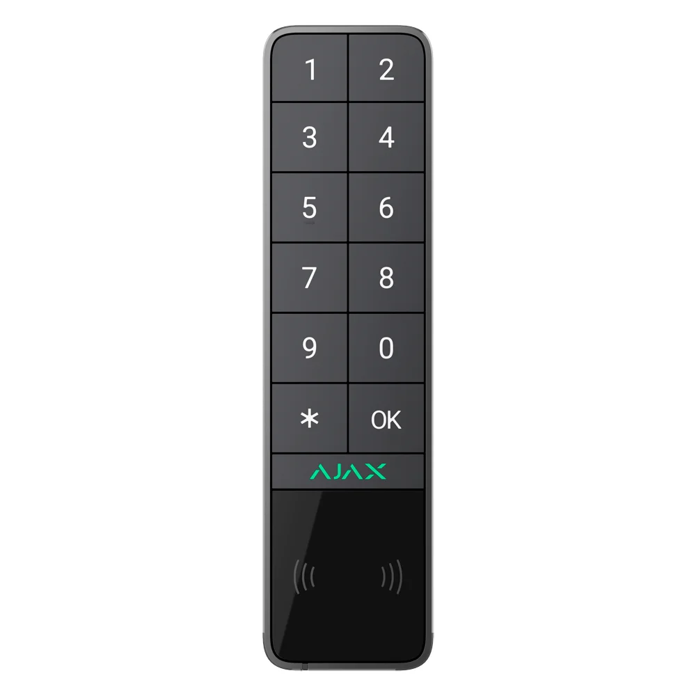 Teclado para exterior IP66/IK08 con lector RFID - Armado/desarmado total o por grupos - Autenticación: códigos, lector RFID o Bluetooth - Indicación sonora y LED