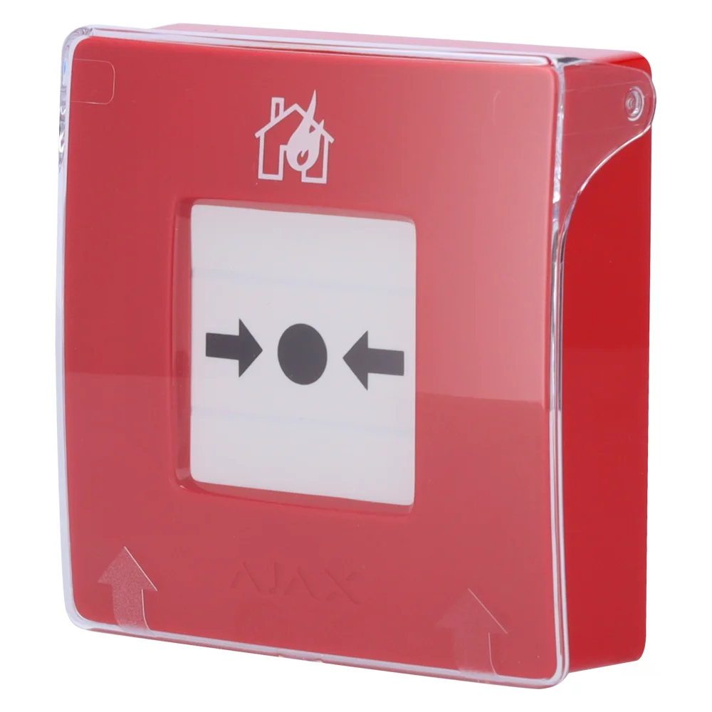 Ajax Manual Call Point. Pulsador Incendio Inalámbrico. Color Rojo