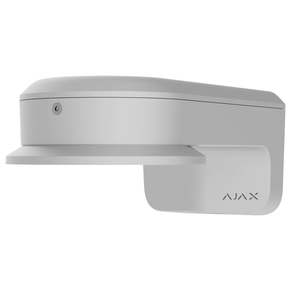 Soporte - Para cámaras Bullet, Domo y Turret Ajax - Apto para uso exterior - Instalación en pared o poste - Color blanco | 100 × 136 × 242 mm | 960 g