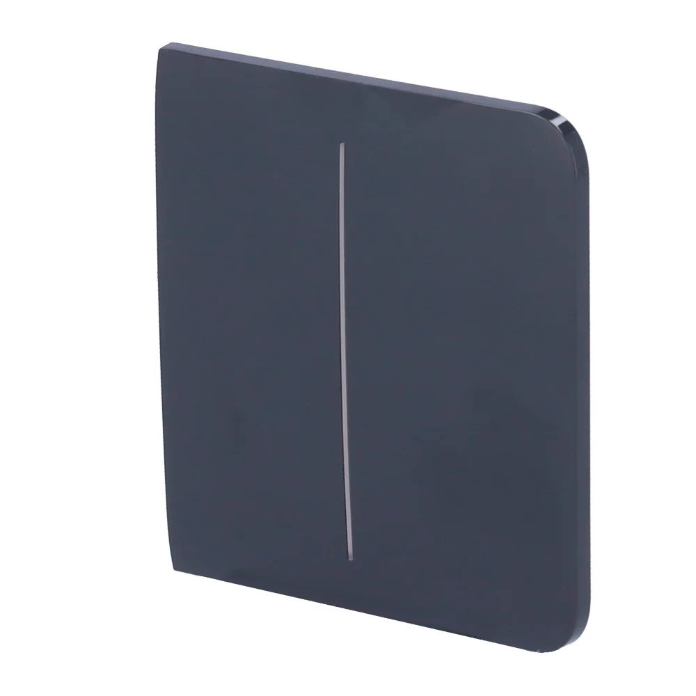 Ajax LightSwitch SideButton 2-gang. Pulsador Lateral Doble. Color Grafito