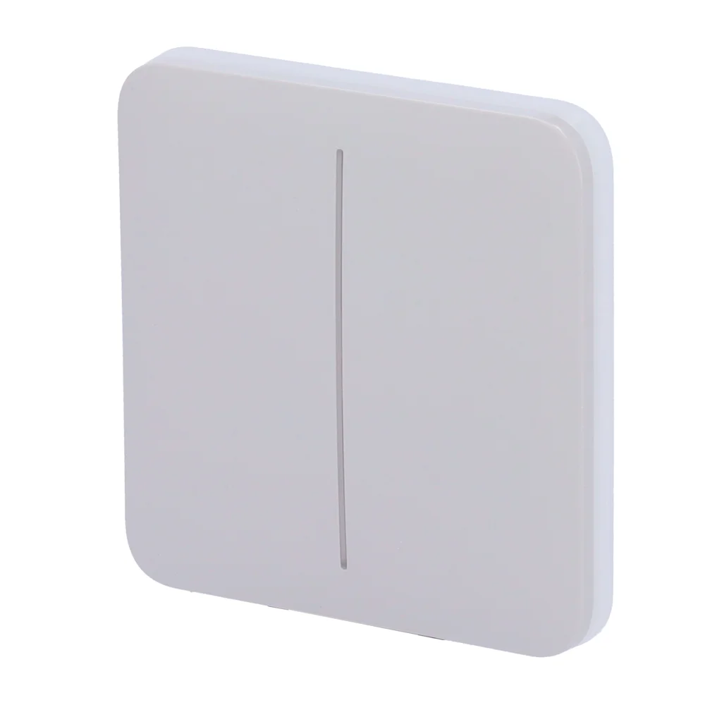 Ajax LightSwitch SoloButton 2-gang. Pulsador Doble. Color Niebla