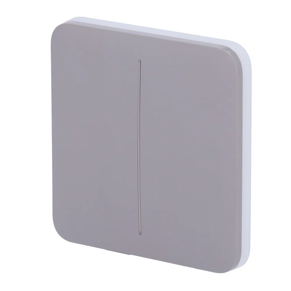 Ajax LightSwitch SoloButton 2-gang. Pulsador Doble. Color Gris