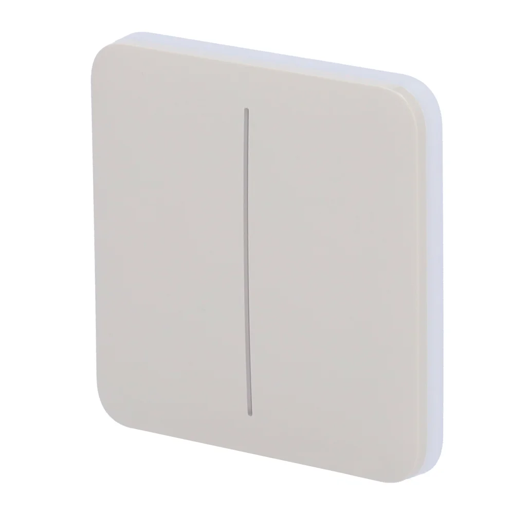 Ajax LightSwitch SoloButton 2-gang. Pulsador Doble. Color Ostra
