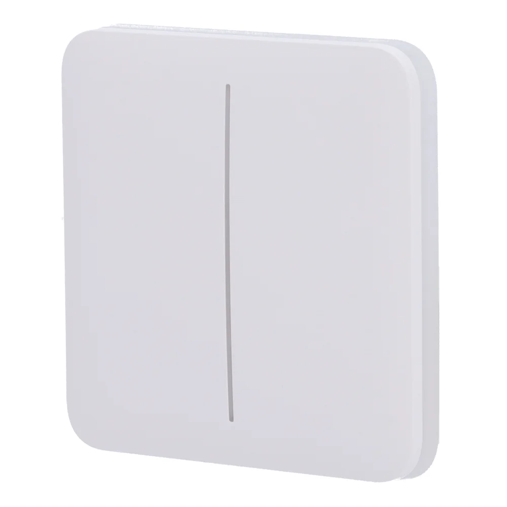 Ajax LightSwitch SoloButton 2-gang. Pulsador Doble. Color Blanco