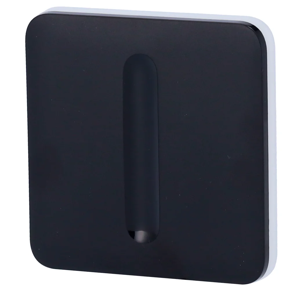 Ajax LightSwitch SoloButton (Dimmer) Negro - Panel táctil para interruptor de luz regulable - Retroiluminación LED 