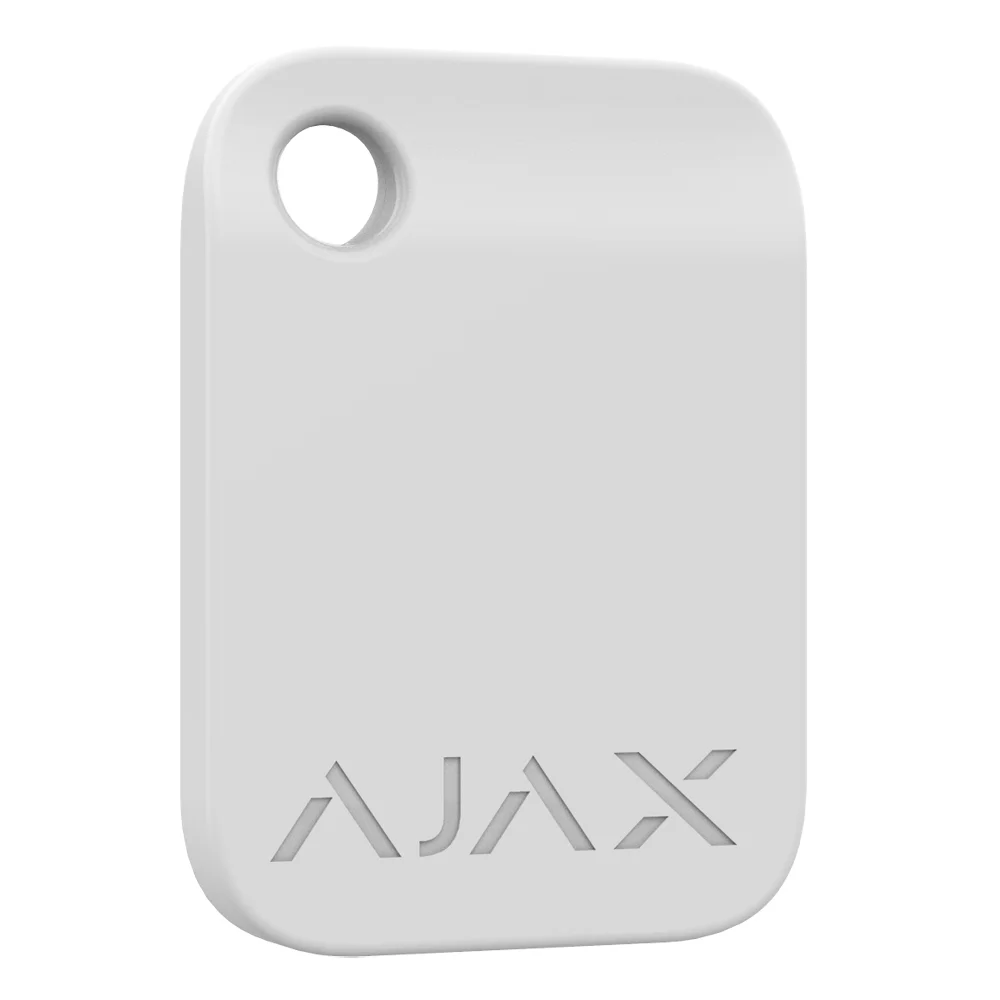 Ajax Tag. Llavero DESFire® compatible con KeyPad Plus. Color blanco