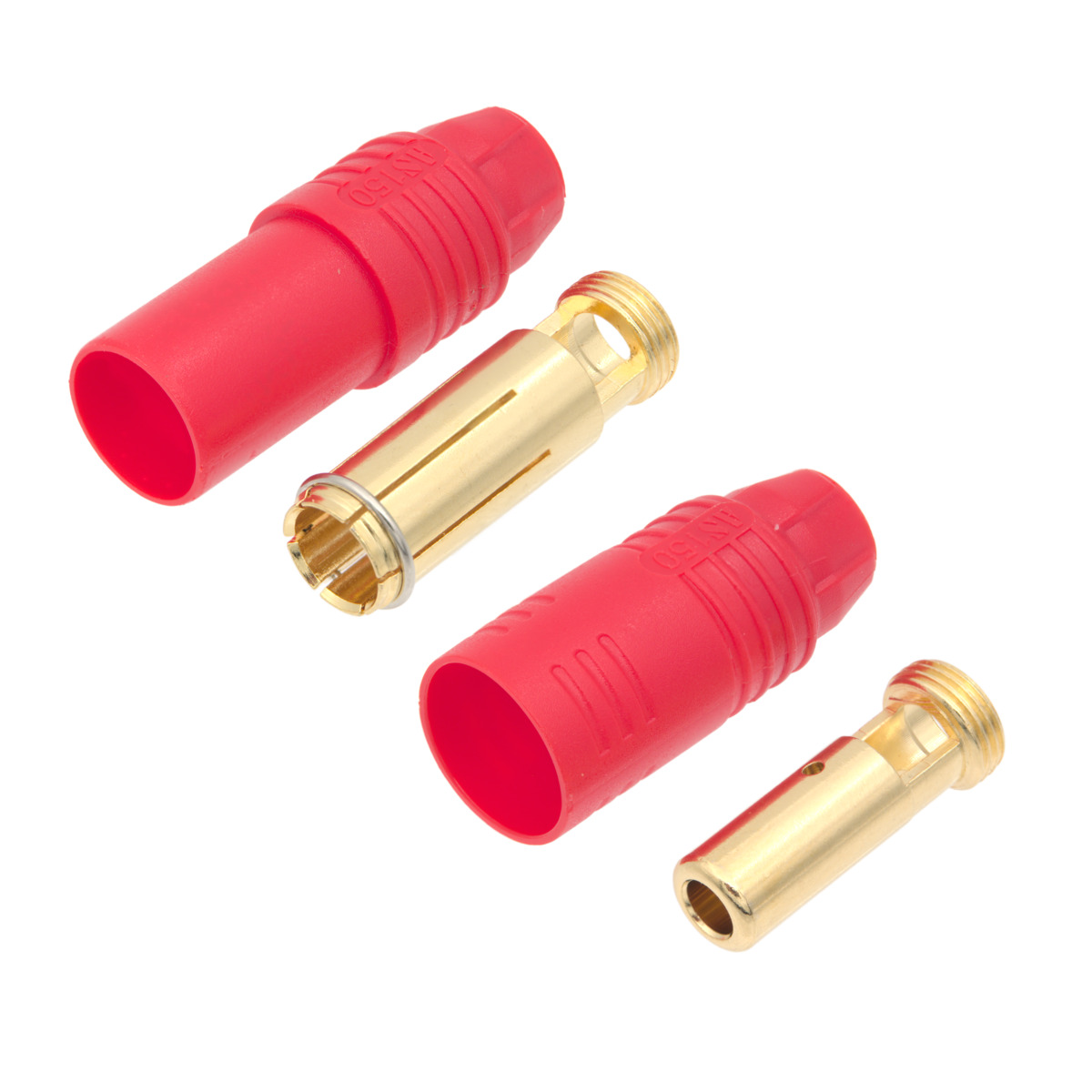 Pack de conectores AS150 Macho/Hembra Rojo de alta corriente [70A/150A]