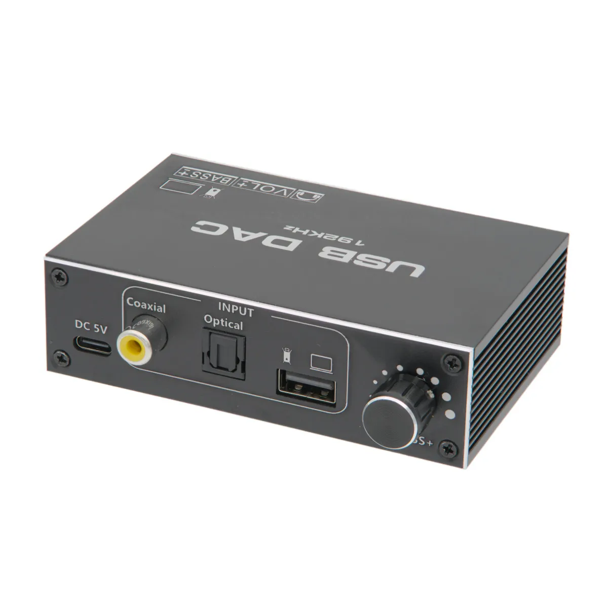 Conversor Digital a Analogico (DAC) hasta 192KHz con entrada USB y volumen — imagen 2