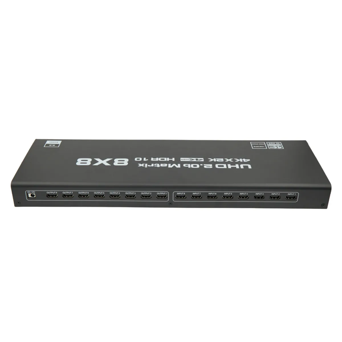 Matriz HDMI 8x8 4K@60Hz HDCP2.2 y control RS232 — imagen 3