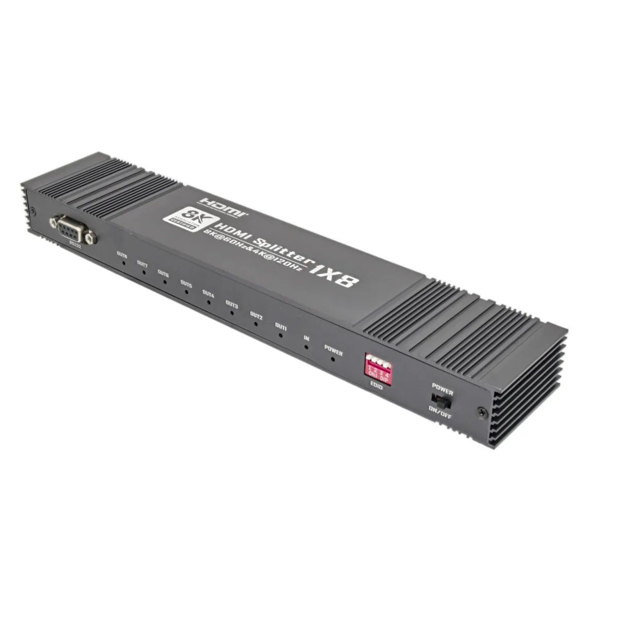 Splitter 1x8 8K@60Hz HDCP2.3