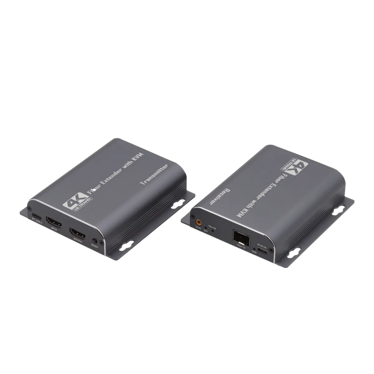 Extensor HDMI y KVM por Fibra Óptica, 4K@30Hz — imagen 2