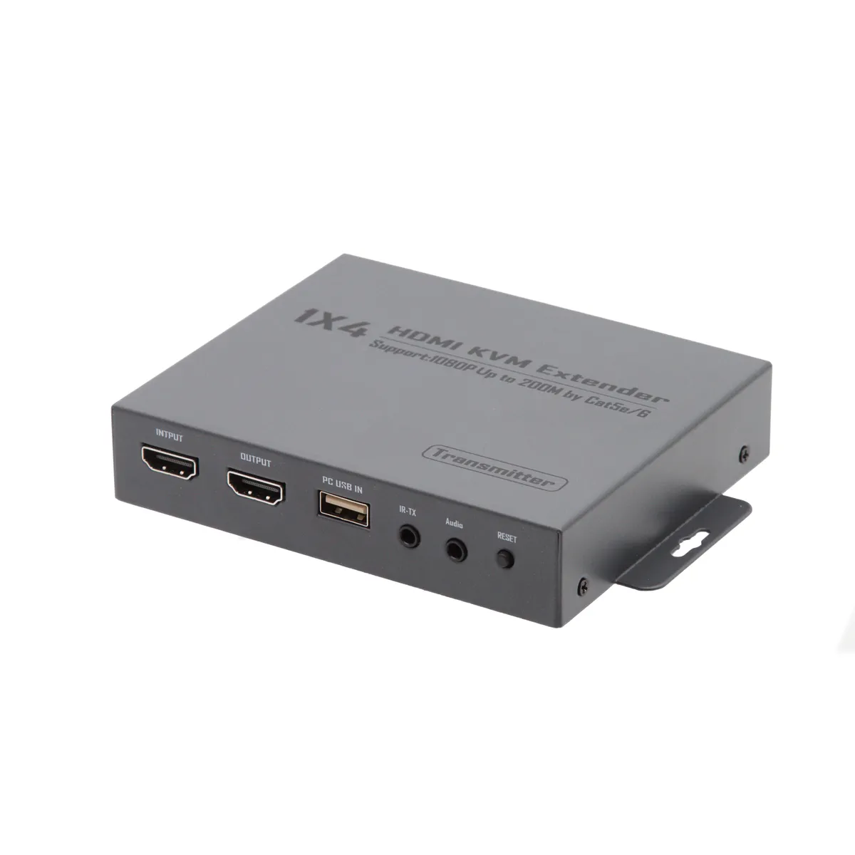 Extensor Splitter 1x4 1080p con KVM | Loop Back | IR | 200m — imagen 2