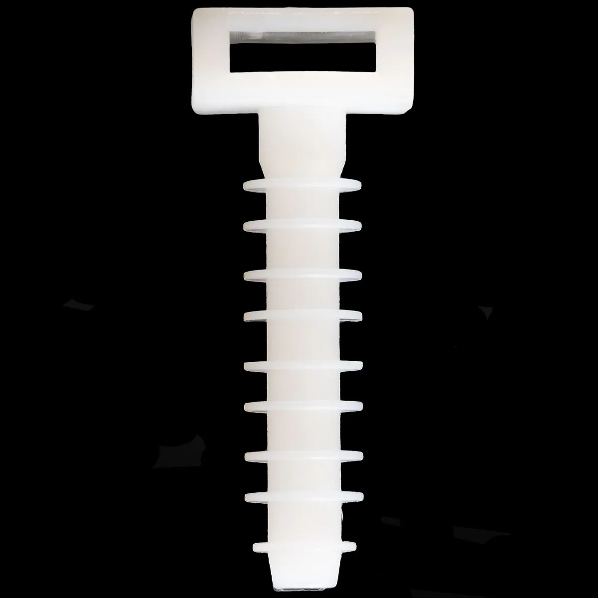 Taco de sujeción para brida, 8.1 x 38.1 mm, Blanco — imagen 3