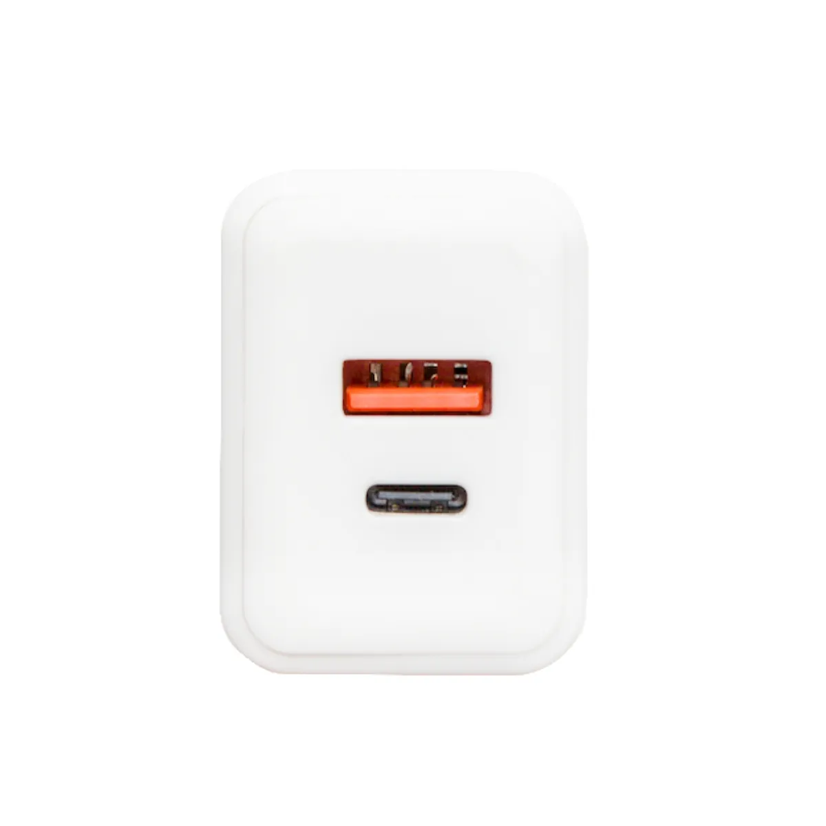 Cargador Rápido GaN de 20W con Doble Puerto, Blanco | USB-C PD3.0 y USB-A QC3.0 con PPS — imagen 3