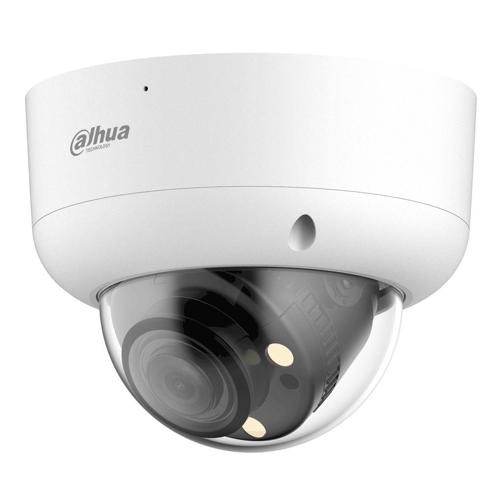 Dome HDCVI 4EN1 2M 1080P FULL COLOR WDR Illum Dual LED40m/IR40m 2.8mm IP67 IK10 MIC