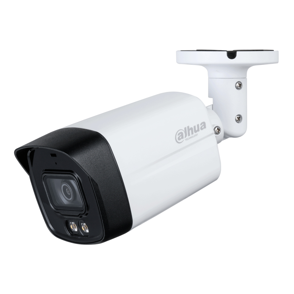 Bullet HDCVI 4EN1 2M 1080P FULL COLOR WDR Illum Dual LED40m/IR40m 2.8mm IP67 MIC