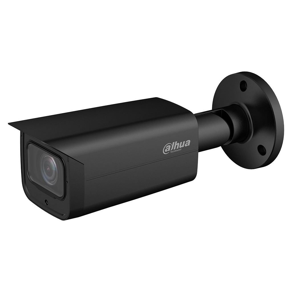 Bullet HDCVI 4EN1 2M 1080P DN ICR WDR Starlight IR80m 2.7-13.5 VFM IP67 MIC Color Negro