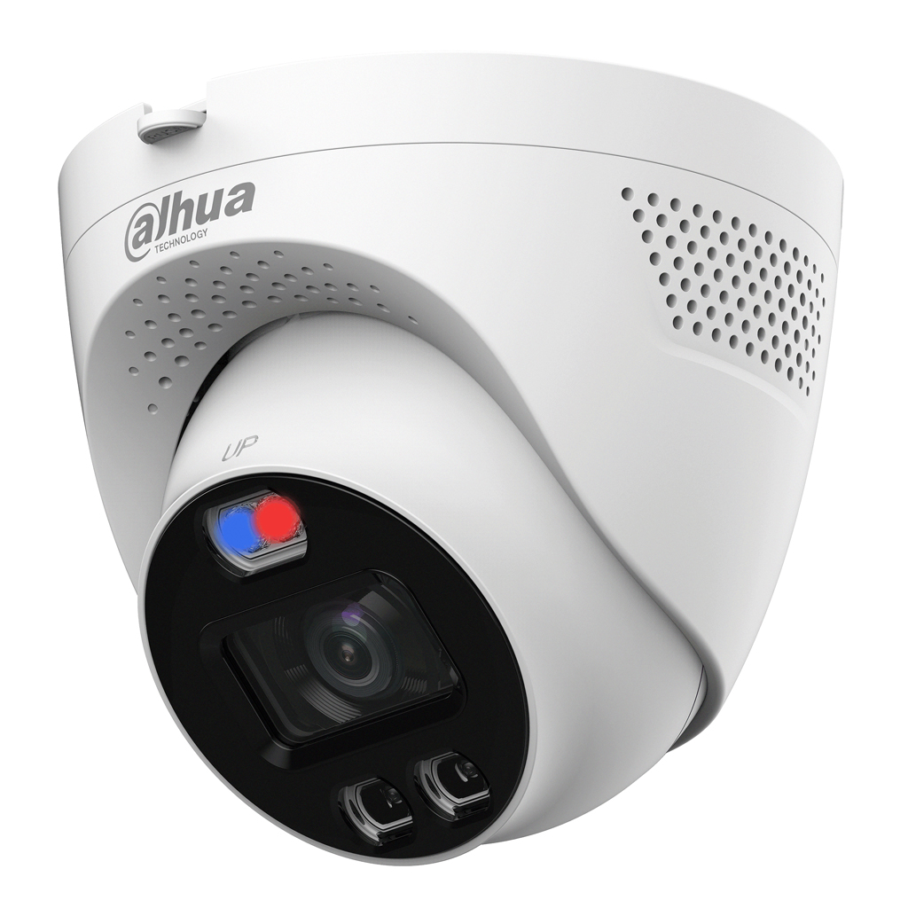 Dome HDCVI TiOC 2.0 4EN1 4K WDR IR40m 2.8mm IP67 Disuasión activa Quick-to-install