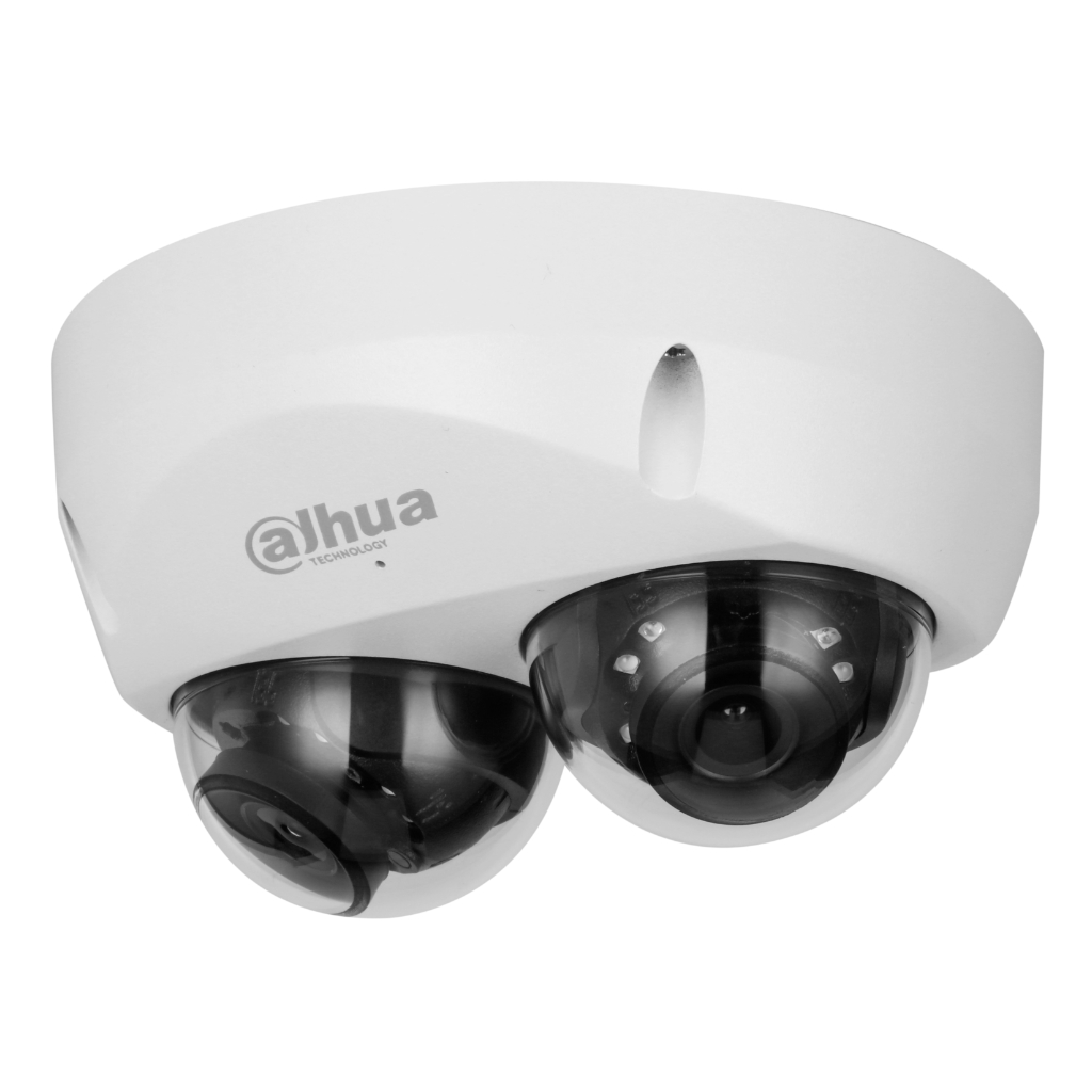 Cámara IP Conteo de Personas H.265 2x4MP Dual-Directional WDR IR30m 3.6mm IP67 IK10 PoE AUDIO MIC E/S AI