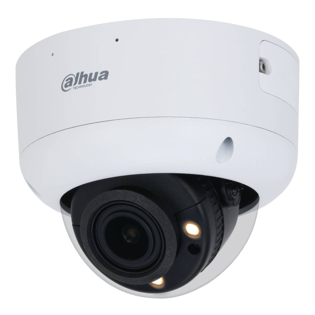 Dome IP H.265 4M FULL COLOR 2.0 WDR 140dB Starlight LED40m 2.7-12VFM IK10 IP67 ePoE AUDIO MIC E/S AI