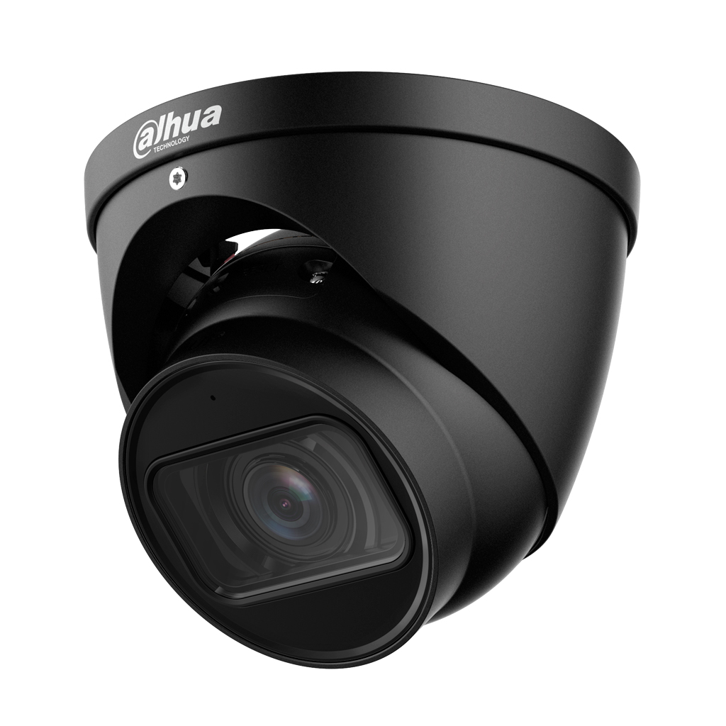 Dome IP H.265 4M DN WDR 3DNR Starlight IR40m 2.7-13.5VFM IP67 PoE SD MIC AI Colo Negro