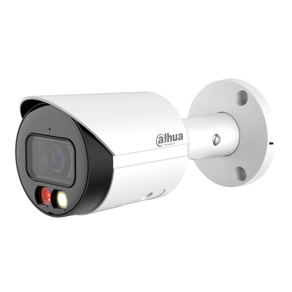 Bullet IP 2M H.265 FULL COLOR WDR IVS SMD Illum Dual LED30m/IR30m 2.8mm IP67 PoE MIC AI