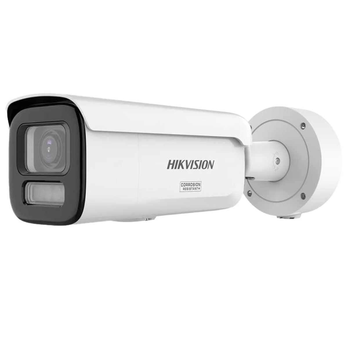 Hikvision cámara IP Bullet gama PRO ColorVu3.0 - Resolución 4 MPx | PoE IEEE802.3at - ColorVu3.0: imagen a color HikAI-ISP F1.2 1/1.8" - Lente Motorizada 2.8 - 12 mm - AcuSense3.0 | Luz híbrida hasta 60m -  Alarmas 1/1  | IP67 | IK10 | NEMA 4X