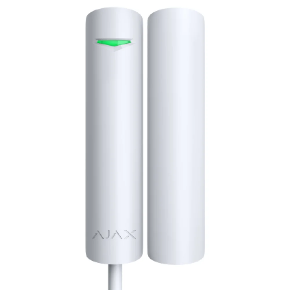 Ajax DoorProtect Fibra. Contacto magnético cableado Fibra. Color blanco