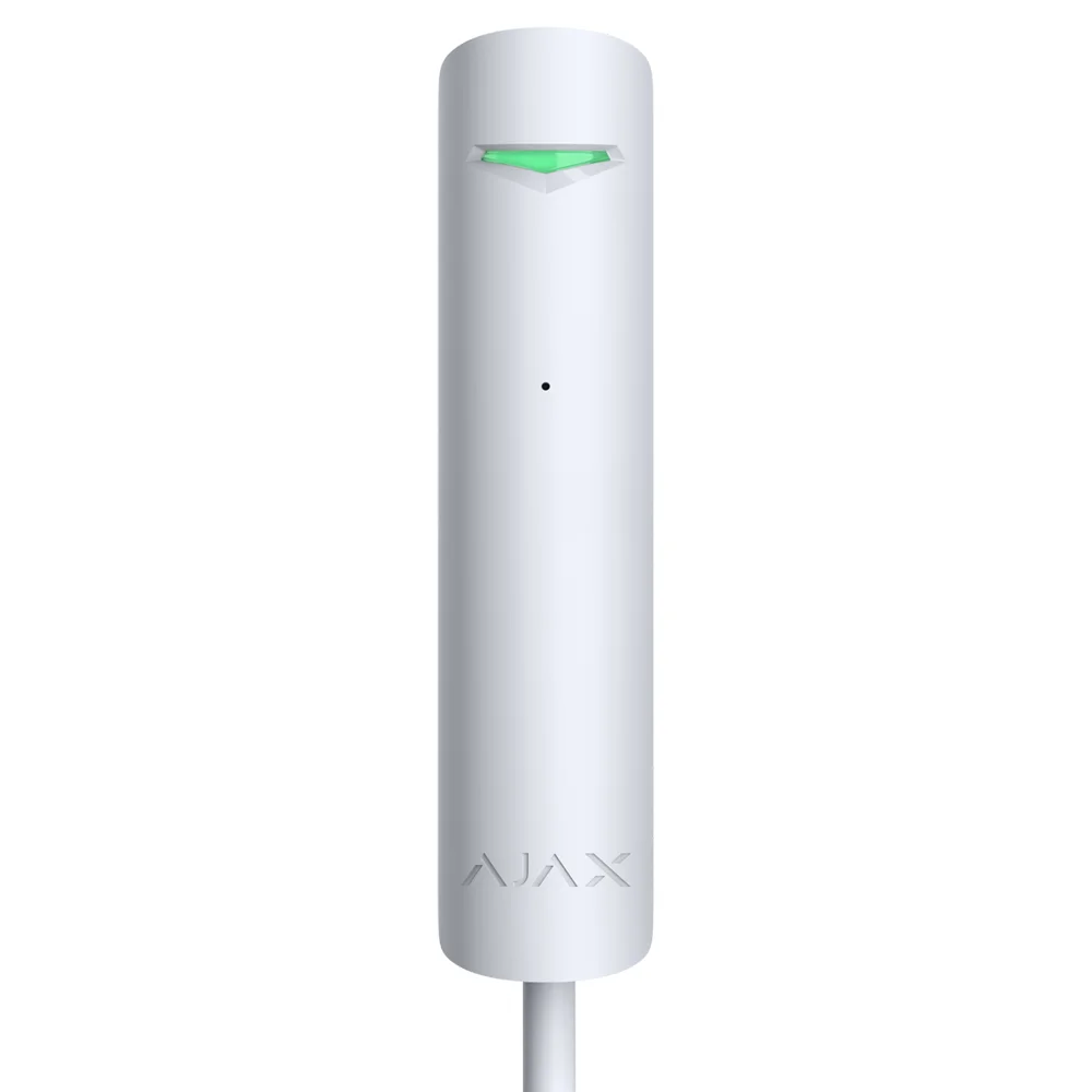 Ajax GlassProtect Fibra. Detector rotura de cristal cableado Fibra. Color blanco