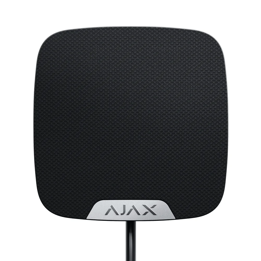 Ajax HomeSiren Fibra. Sirena interior 105 dB. Color negro