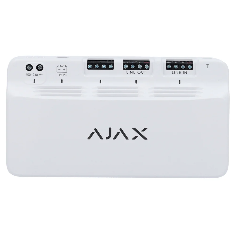 Ajax LineSupply (45 W) Fibra. Color Blanco. G3