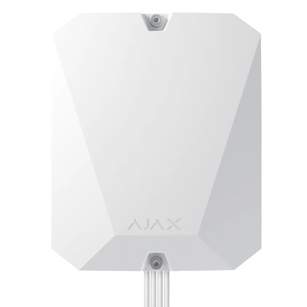 Ajax MultiTransmitter. Multitransmisor inalámbrico para la integración de dispositivos cableados. Color blanco