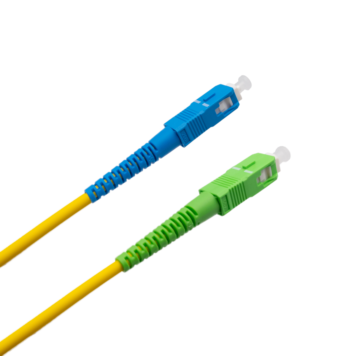 Câble fibre optique SC/APC vers monomode SC/UPC Simplex, 1,5m