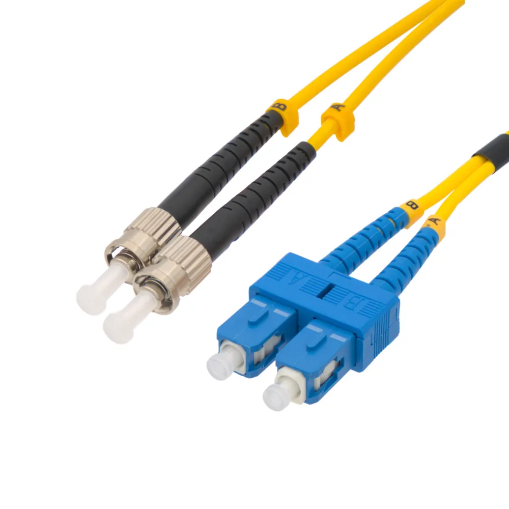 Câble fibre optique SC/PC vers monomode ST/PC Duplex, 5m